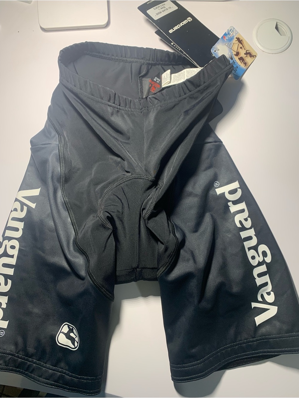 Giordana Vanguard Men's Black Athletic Cycling Shorts